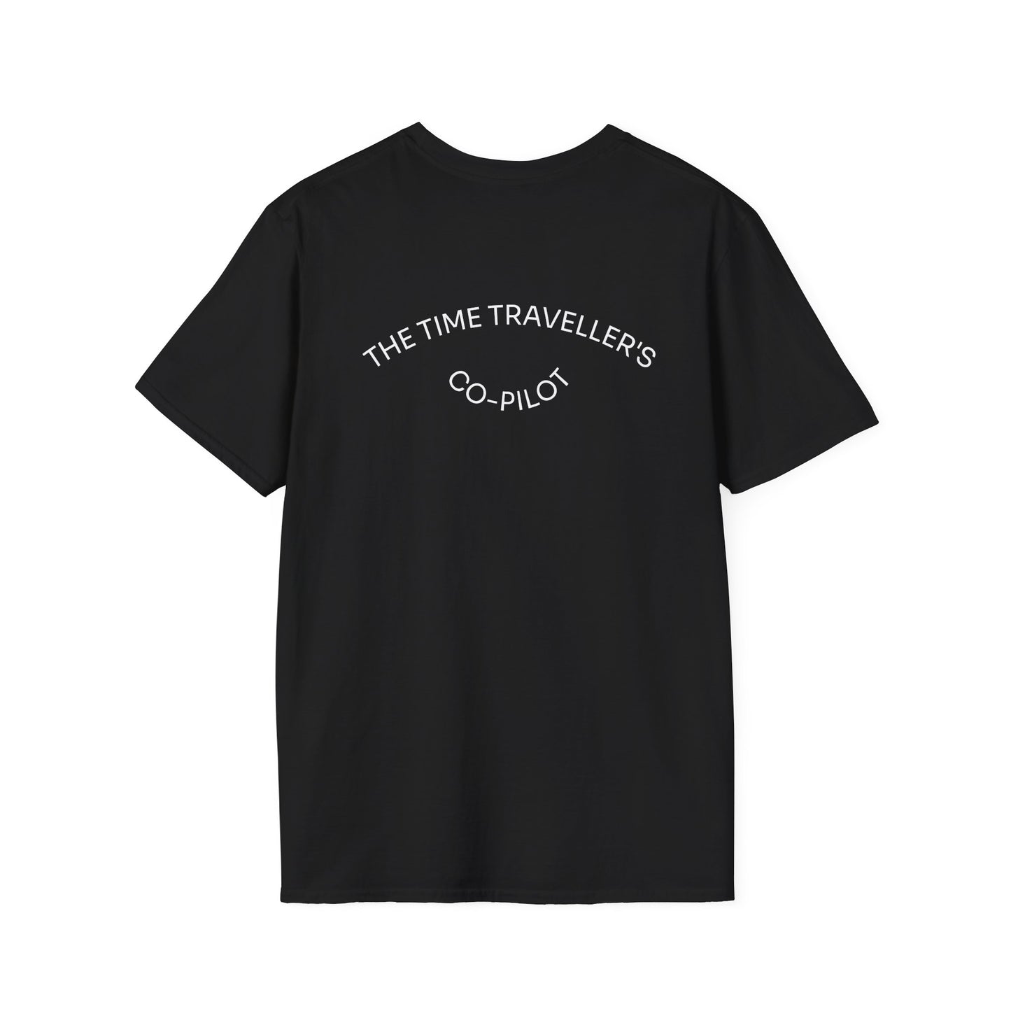 Time Traveler Raccoon T-Shirt — "The Time Traveller's Co-Pilot" Graphic Tee