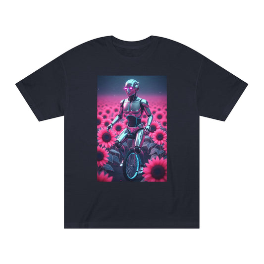 Cyber Bot Among Sunflowers T-Shirt