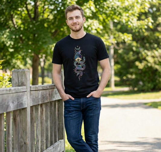 Cosmic Journey Snake T-Shirt