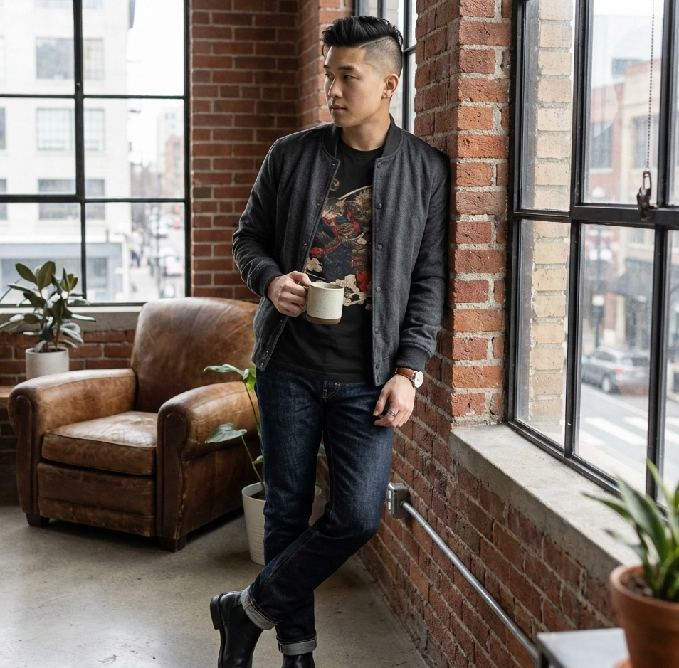 Samurai Warrior T-Shirt — Mythic Feudal Japan Graphic Tee