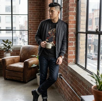 Samurai Warrior T-Shirt — Mythic Feudal Japan Graphic Tee