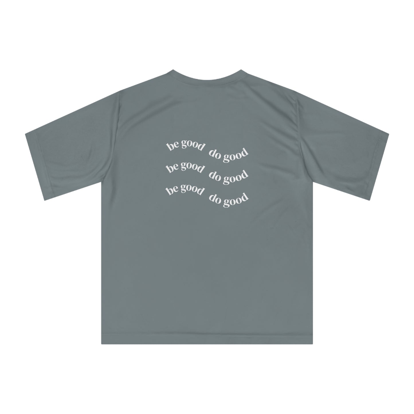Wildlife Sunset Performance Tee — 'Be Good Do Good' Graphic