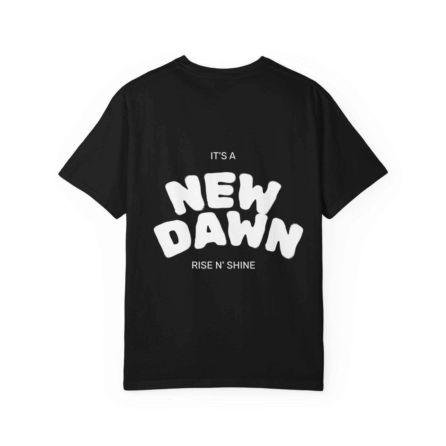 Dinosaur Sunrise T‑Shirt — "It's a New Dawn" Graphic Tee