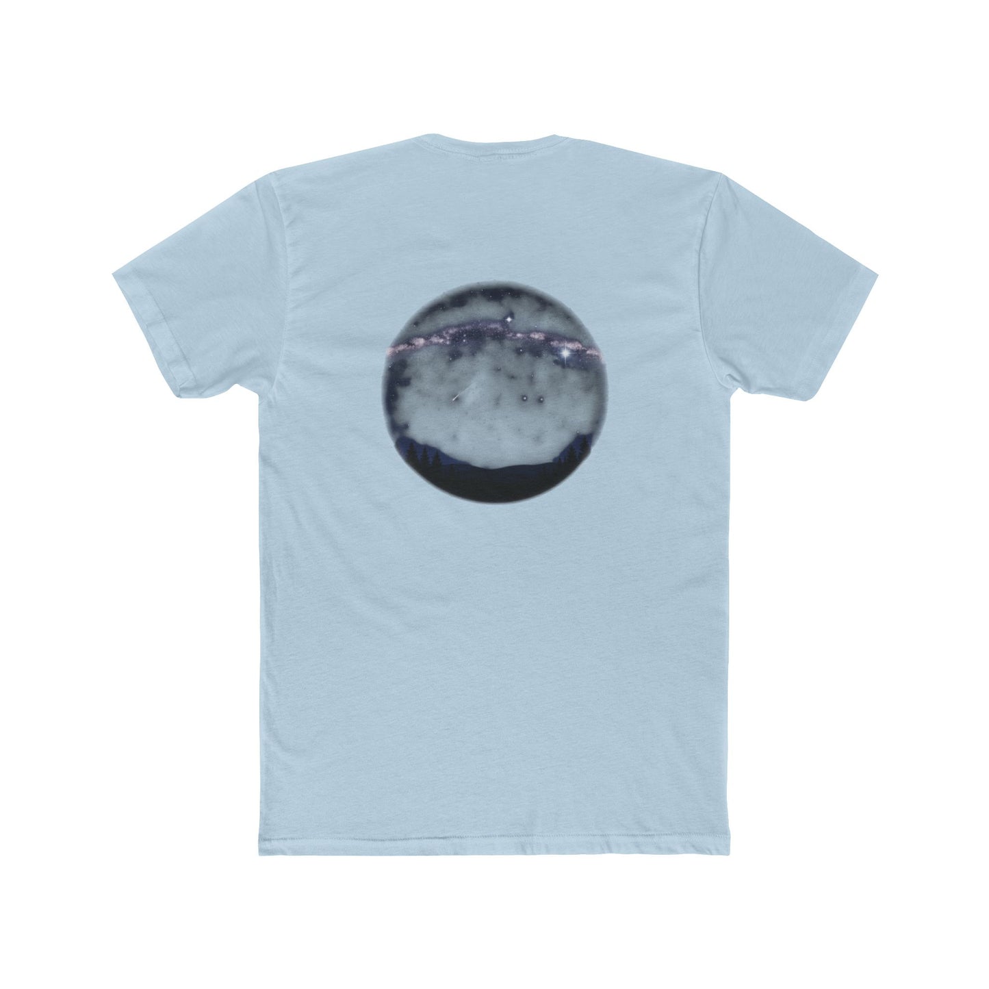 Galaxy Night Sky T‑Shirt — Cosmic Moon & Stars Graphic Tee