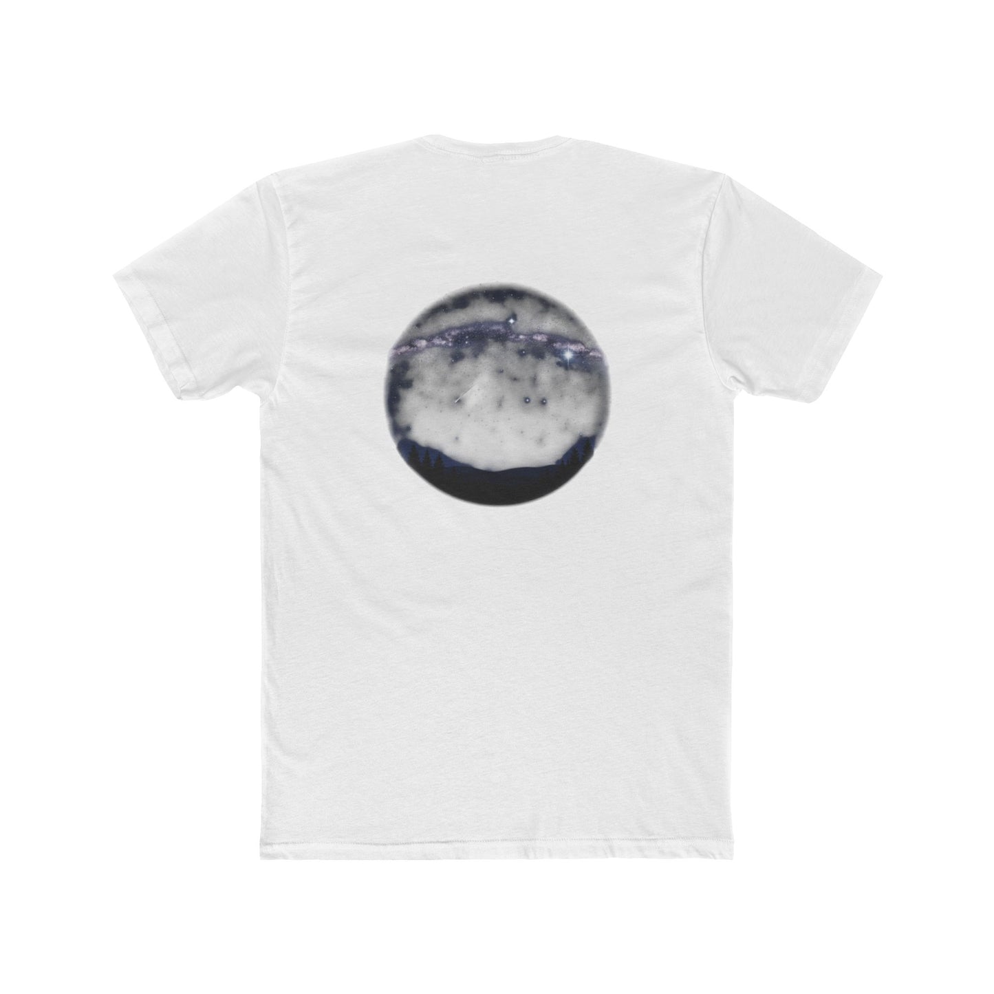 Galaxy Night Sky T‑Shirt — Cosmic Moon & Stars Graphic Tee
