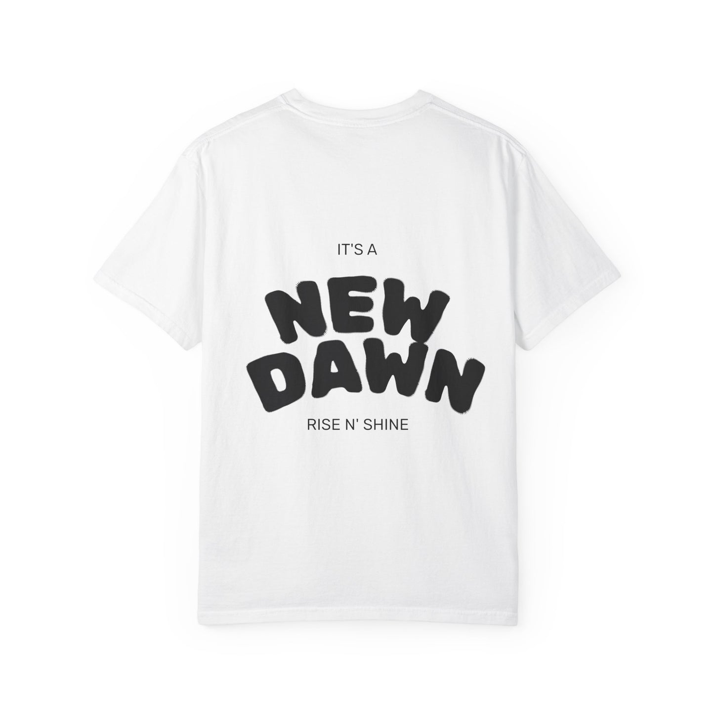 Dinosaur Sunrise T‑Shirt — "It's a New Dawn" Graphic Tee